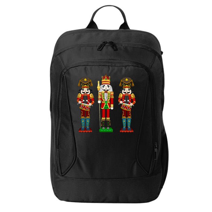 Nutcracker Cracking Nuts Xmas Merry Christmas Holiday Pajama City Backpack