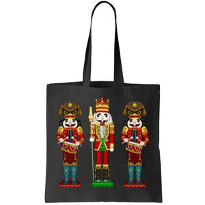 Nutcracker Cracking Nuts Xmas Merry Christmas Holiday Pajama Tote Bag