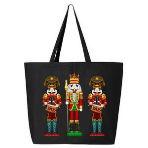 Nutcracker Cracking Nuts Xmas Merry Christmas Holiday Pajama 25L Jumbo Tote