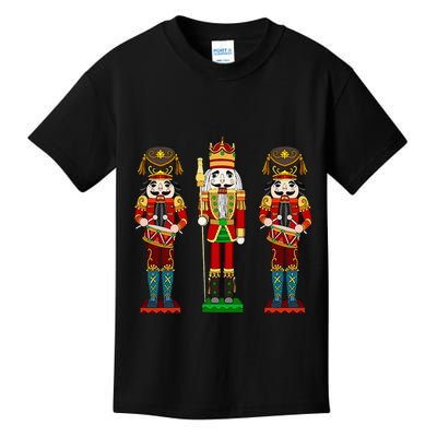 Nutcracker Cracking Nuts Xmas Merry Christmas Holiday Pajama Kids T-Shirt