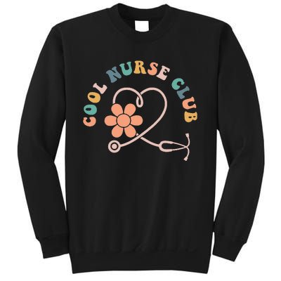 Nurse Cool Nurse Club Cute Groovy Nursing 2 Side Sweatshirt