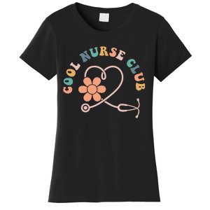 Nurse Cool Nurse Club Cute Groovy Nursing 2 Side Women's T-Shirt