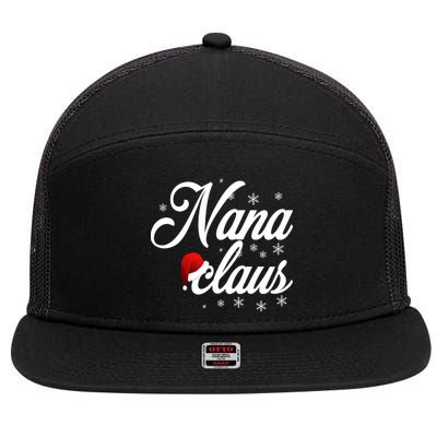 Nana Claus 7 Panel Mesh Trucker Snapback Hat