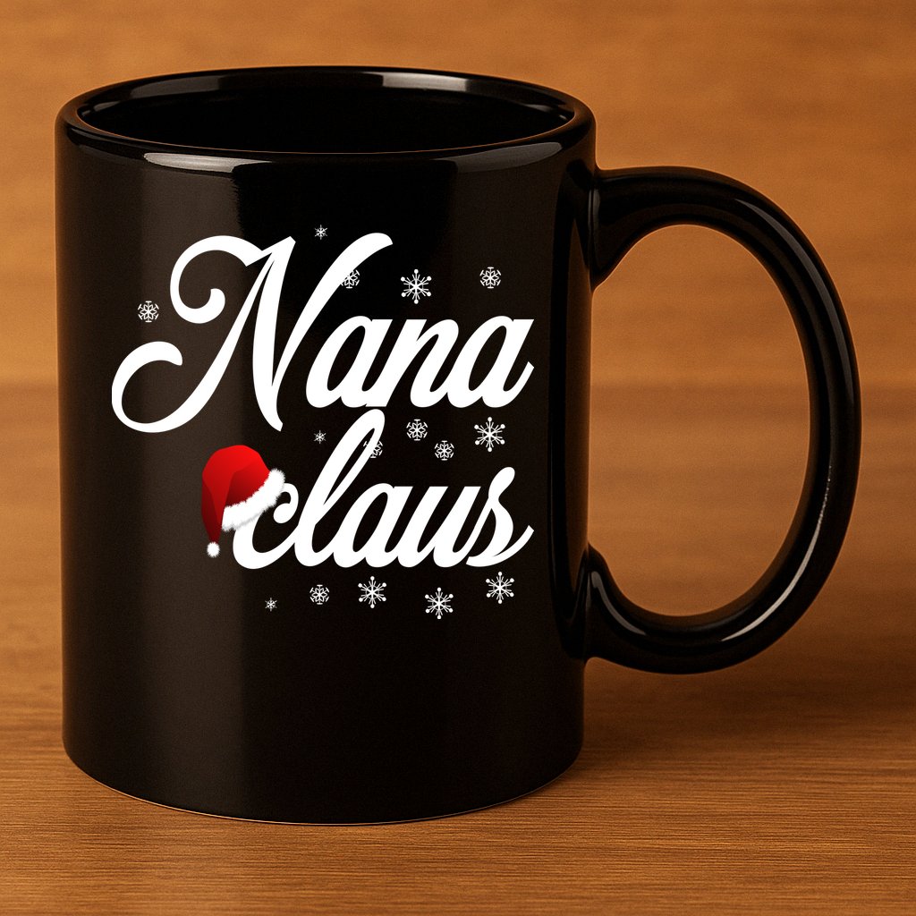 Nana Claus 11oz C Handle Ceramic Mug