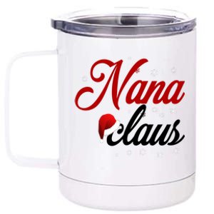 Nana Claus 12 oz Stainless Steel Tumbler Cup