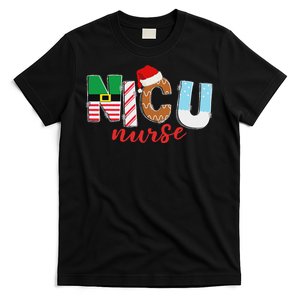 Nicu Christmas Nicu Nurse Xmas Party Nicu Nursing T-Shirt