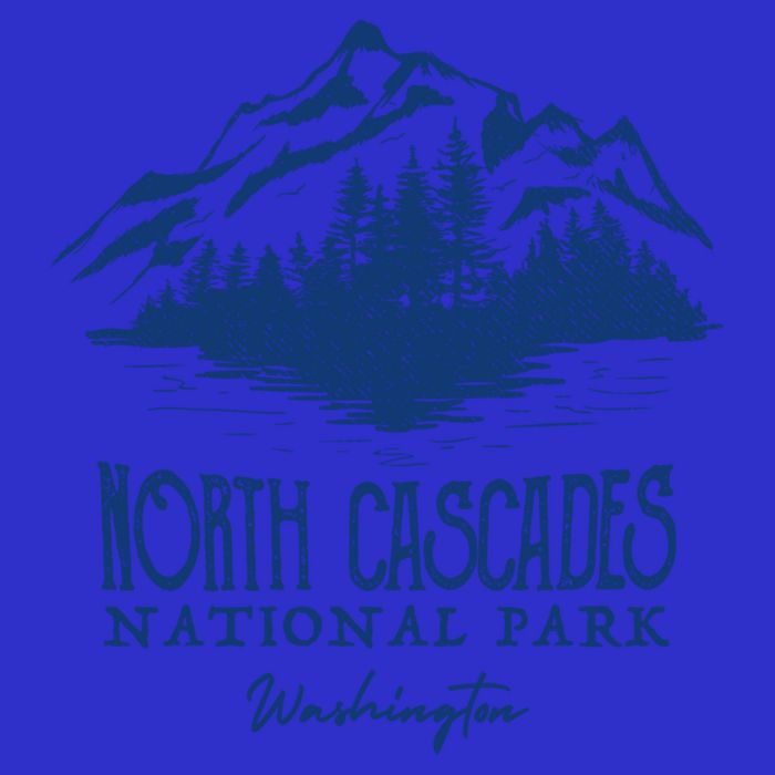 North Cascades National Park Mountain Design Gift Tall T-Shirt