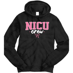 Nicu Crew Nurse For Women Neonatal Intensive Care Unit Team Tie Dye Hoodie