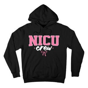 Nicu Crew Nurse For Women Neonatal Intensive Care Unit Team Tall Hoodie