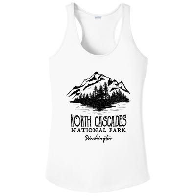 North Cascades National Park Mountain Washington Cool Gift Ladies PosiCharge Competitor Racerback Tank