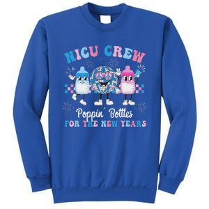 Nicu Crew Nurse Poppin Bottles For The New Years Sweatshirt