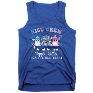 Nicu Crew Nurse Poppin Bottles For The New Years Tank Top