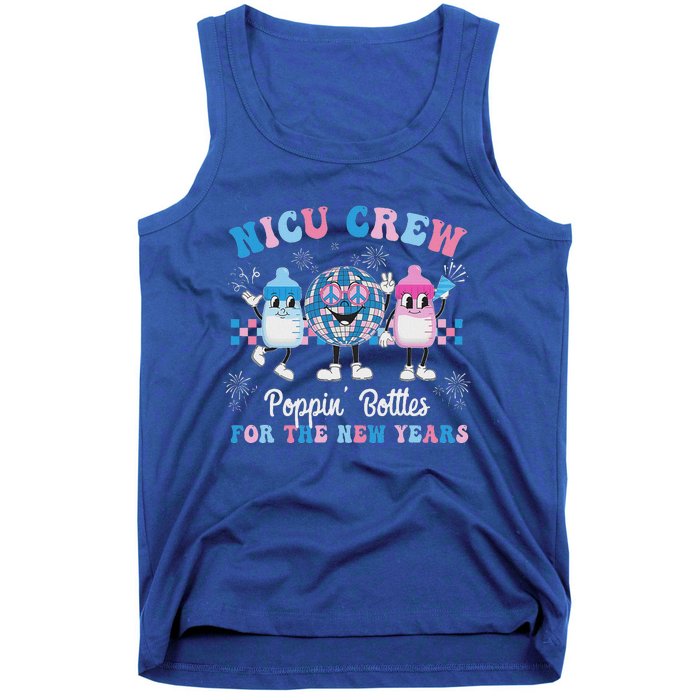 Nicu Crew Nurse Poppin Bottles For The New Years Tank Top