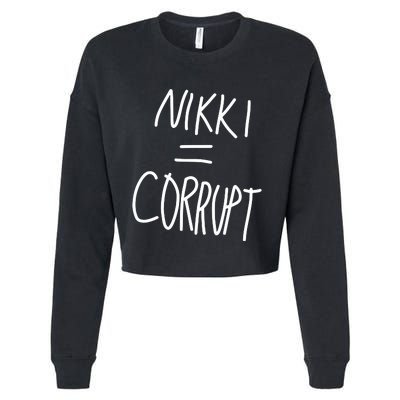 Nikki = Corrupt Cropped Pullover Crew