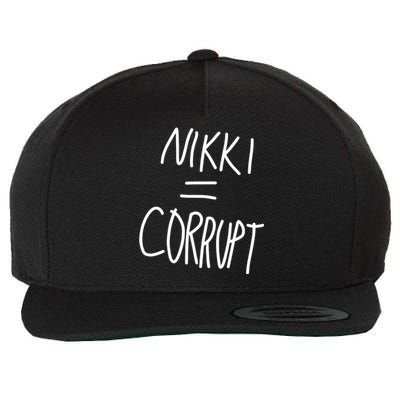 Nikki = Corrupt Wool Snapback Cap