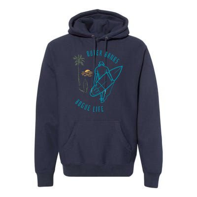 North Carolina NC Beach Bogue Life Premium Hoodie