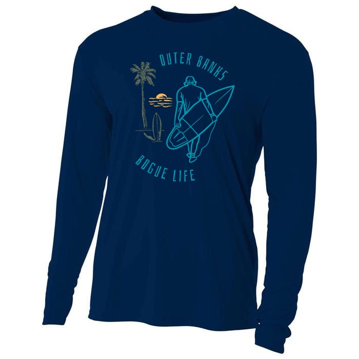 North Carolina NC Beach Bogue Life Cooling Performance Long Sleeve Crew