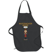 Nutcracker Christmas Nutcracker Mode On Full-Length Apron With Pockets