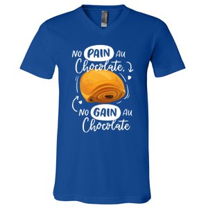 No Chocolate No Gain Gift V-Neck T-Shirt