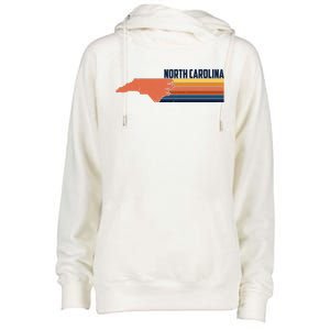 Retro Vintage North Carolina Womens Funnel Neck Pullover Hood