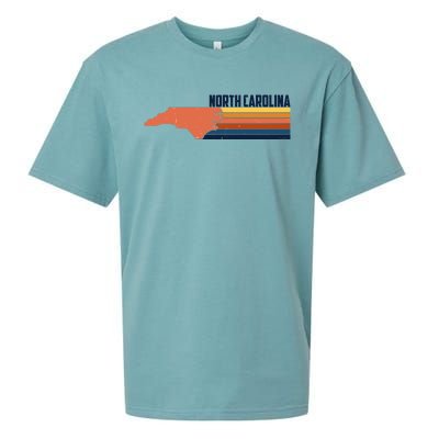 Retro Vintage North Carolina Sueded Cloud Jersey T-Shirt