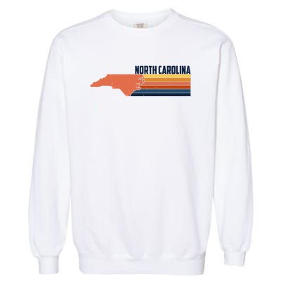 Retro Vintage North Carolina Garment-Dyed Sweatshirt