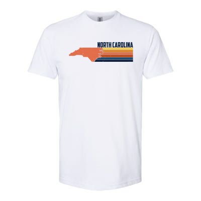 Retro Vintage North Carolina Softstyle CVC T-Shirt