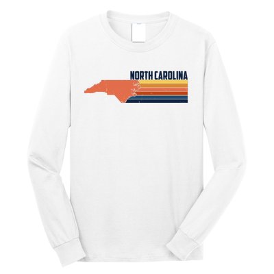 Retro Vintage North Carolina Long Sleeve Shirt