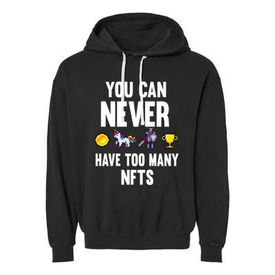 Nft Crypto Non Fungible Token Digital Art Collectibles Token Gift Garment-Dyed Fleece Hoodie