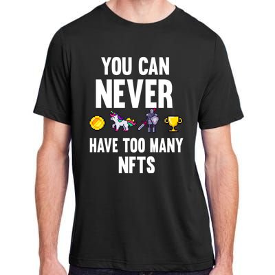 Nft Crypto Non Fungible Token Digital Art Collectibles Token Gift Adult ChromaSoft Performance T-Shirt