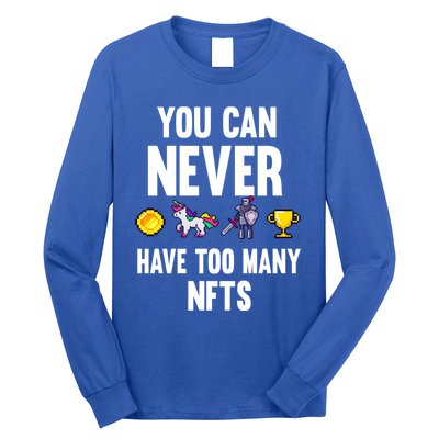 Nft Crypto Non Fungible Token Digital Art Collectibles Token Gift Long Sleeve Shirt