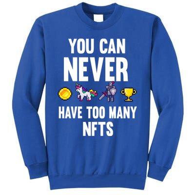 Nft Crypto Non Fungible Token Digital Art Collectibles Token Gift Tall Sweatshirt