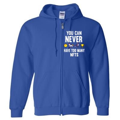 Nft Crypto Non Fungible Token Digital Art Collectibles Token Gift Full Zip Hoodie