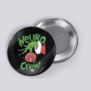 Neuro Crew Nurse Christmas Button