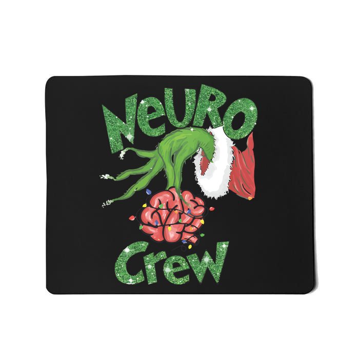 Neuro Crew Nurse Christmas Mousepad