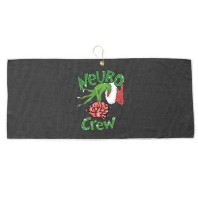 Neuro Crew Nurse Christmas Large Microfiber Waffle Golf Towel