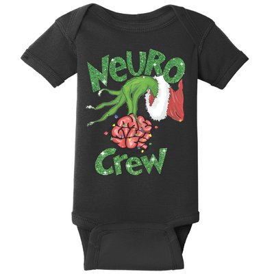 Neuro Crew Nurse Christmas Baby Bodysuit