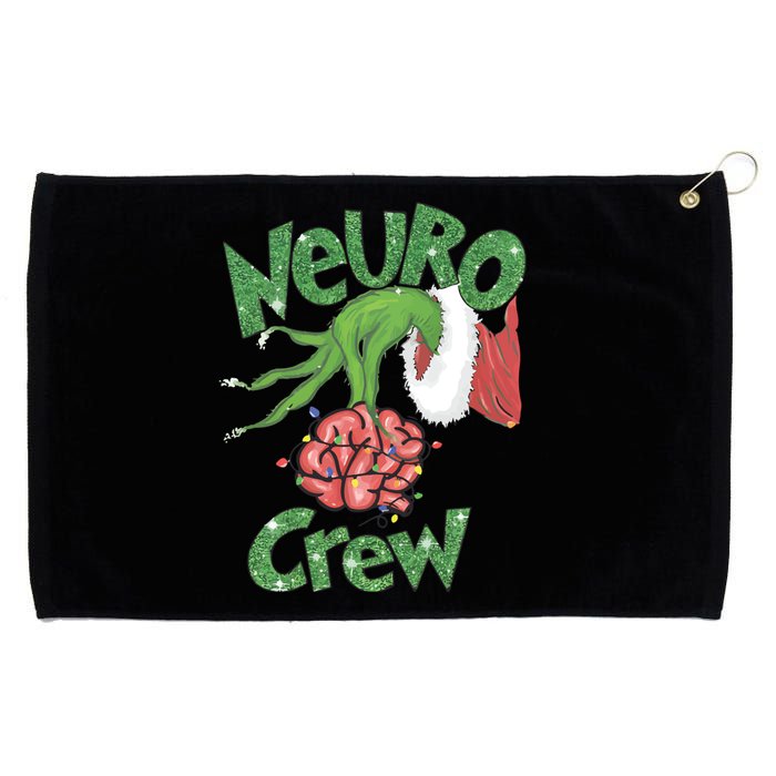 Neuro Crew Nurse Christmas Grommeted Golf Towel