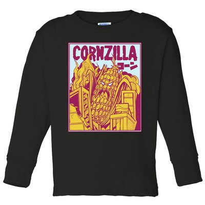 Nebraska Corn Toddler Long Sleeve Shirt