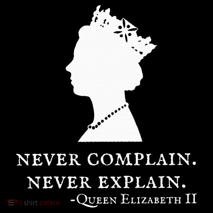 Never Complain Never Explain Queen Ii Elizabeth England Short Acrylic Beanie