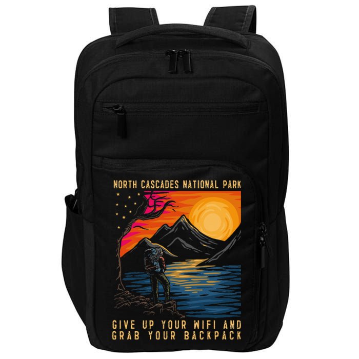 North Cascades National Park Hiker Men & Women Hiking Impact Tech Backpack