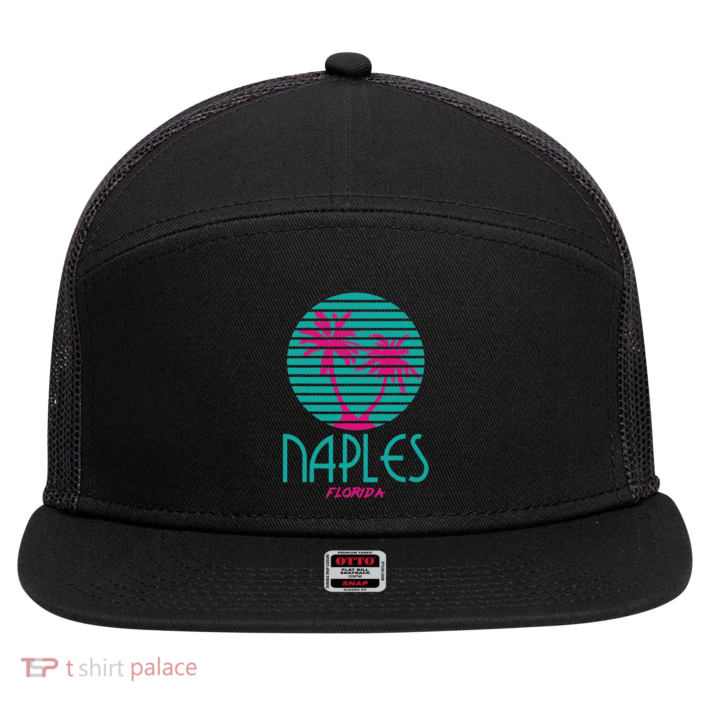 Narrator Costume 7 Panel Mesh Trucker Snapback Hat