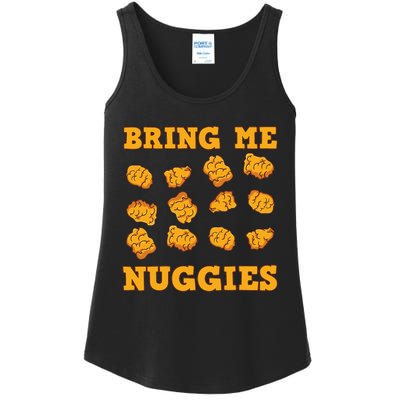 Nuggies Chicken Nugget Fans Nug Eaters Fast Food Lovers Ladies Essential Tank