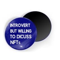 Nft Crypto Non Fungible Token Art Collectibles Introvert Meaningful Gift Magnet