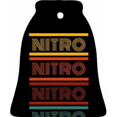 Nitro Car Ceramic Bell Ornament