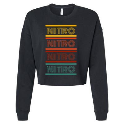 Nitro Car Cropped Pullover Crew