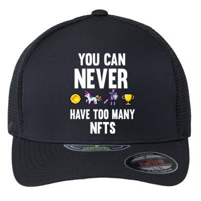 Nft Crypto Non Fungible Token Digital Art Collectibles Token Cool Gift Flexfit Unipanel Trucker Cap