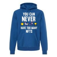 Nft Crypto Non Fungible Token Digital Art Collectibles Token Cool Gift Premium Hoodie