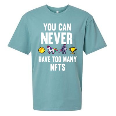 Nft Crypto Non Fungible Token Digital Art Collectibles Token Cool Gift Sueded Cloud Jersey T-Shirt