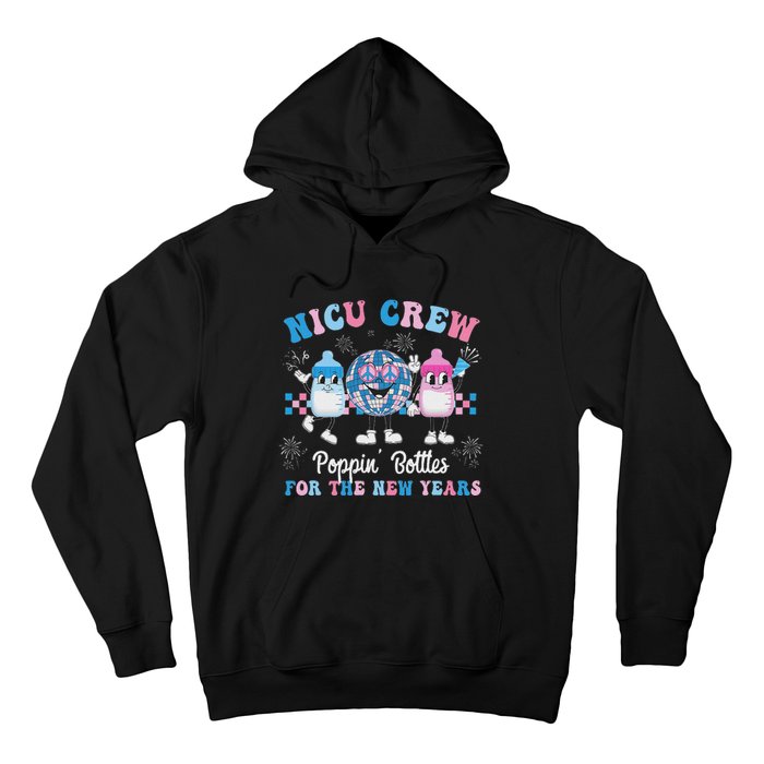 Nicu Crew Nurse Poppin Bottles For The New Years L&D Nurse Hoodie